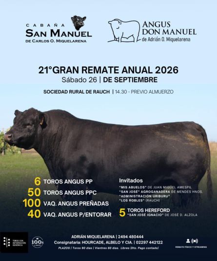 San MAnuel - Rauch - Sabado 26 de Septiembre