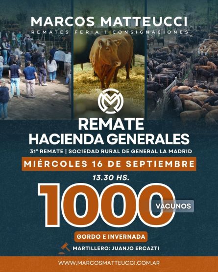 Marcos Mateucci - La Madrid - Miercoles 16 de Septiembre