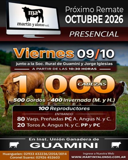 Martin y Alonso - Guamini - Miercoles 09 de Octubre