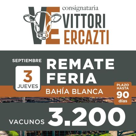 Vittori Ercazti - Bahia Blanca - JUeves 03 de Septiembre