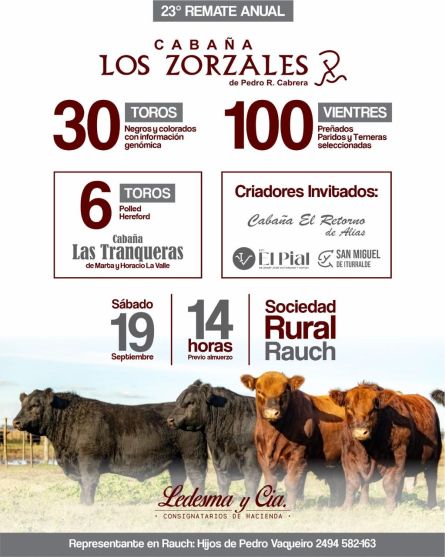 Los Zorzales - Rauch - Sabado 19 de Septiembre